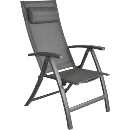 Folding recliner afternoon chair outdoor portable office balcony household chair aluminum alloy leisure chair