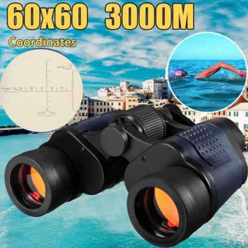 60X60 Zooms Day/Night Vision Outdoor High-definition Binoculars Telescope with Storage Bag Sets AC889