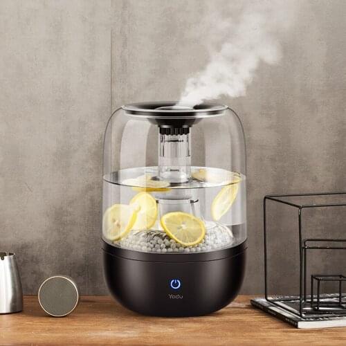 4L Capacity Flower Fruit Tea Ultrasonic Air Humidifier 170ML/H High Efficiency Mist Maker Upper Water Inlet Aroma Oil Diffuser