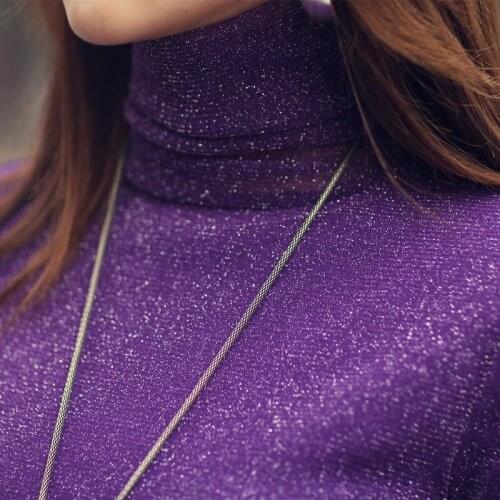 Women Clothing Casual Style Turtle Neck Color Mixed Plus Velvet Long Sleeve Womens T-shirt Femme Basic T shirt Women Tops 1204