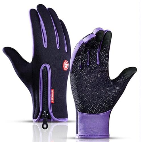 Kyncilor Winter Waterproof And Velvet Men And Women Mountain Road Bike Gloves Touch Screen Gloves Cycling Autumn