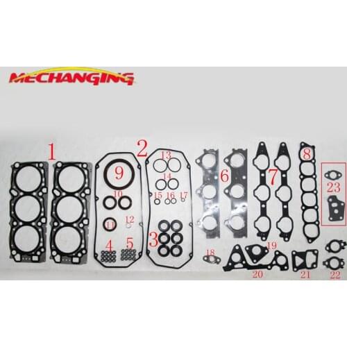6G72 K96W V33 For MITSUBISHI PAJERO SPORT V6 OR MONTERO SPORT OR CHALLENGER L 200 Engine Parts Full Gasket Set MD976845 50218600