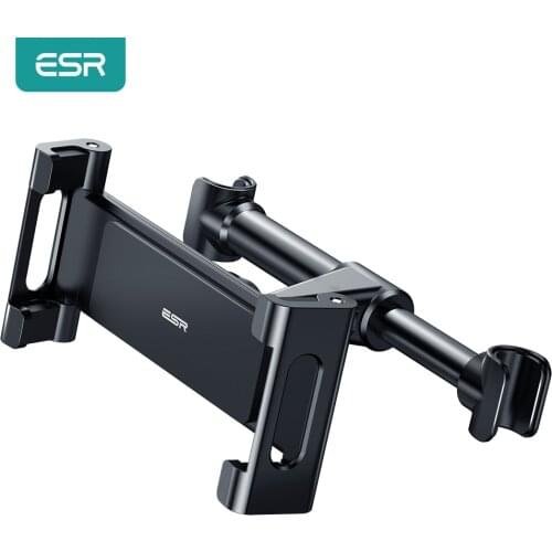 ESR Car Phone Holder for iPad Stand Car Seat Back Holder For Headrest Bracket 360 Rotation Car-mounted Holder for iPad Tablets