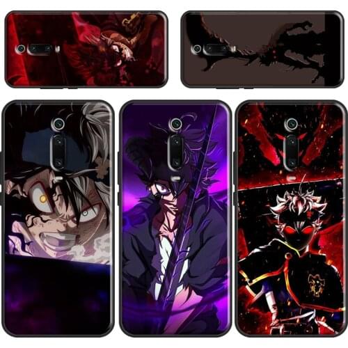 Asta Black Clover Anime Cover For POCO X3 Pro M3 F3 Phone Case For Xiaomi Mi 10T Pro 11 Ultra 9 10 Mi Note 10 Lite