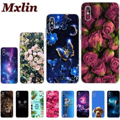 6.53" For Xiaomi Redmi 9A Case Redmi9A Global Silicon Slim Cover TPU Soft Phone Case For Xiaomi Redmi 9A Case Cute Cartoon Coque
