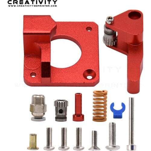 CR10 PRO Upgraded Dual Gear Extruder Double Pulleys Direct Aluminum MK8 Extruder for Ender 3/5 CR10S PRO 3D Printer Parts