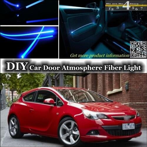 For Holden Astra / VXR interior Ambient Light Tuning Atmosphere Fiber Optic Band Lights Door Panel illumination (Not EL light)