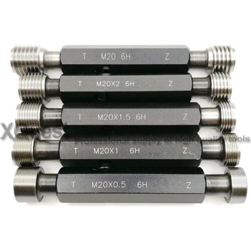 Right Hand Screw Thread Plug Gauge M20 M20X2.5 Left Hand Metric fine thread Gage M20X2.5MM M20X1.5 M20X1