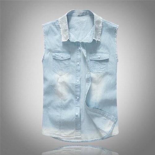 Summer Vest Men Lightweight Slim Pockets Turn-Down Collar Sleeveless Plus Size Casual Tees Male Wild