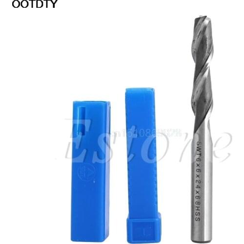 Hot Extra Long 2 Flute HSS & Aluminium End 6mm Mill Cutter CNC Bit Extended New M126 hot sale