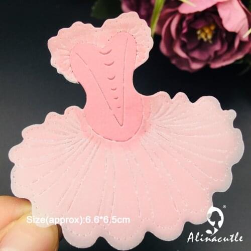 Metal Cutting Dies Dancing Dress Ballet skirt Scrapbooking Paper craft album Handmade Card Punch Die Cut Art Cutter Alinacutle