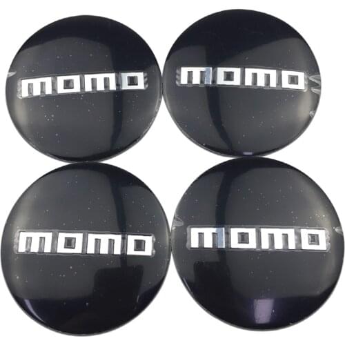 MOMO Logo For Volkswagen Jaguar Fiat Lancia Corvette BMW Benz Toyota Nissan 56mm Wheel Rim Emblem Hub Caps Automobile Styling