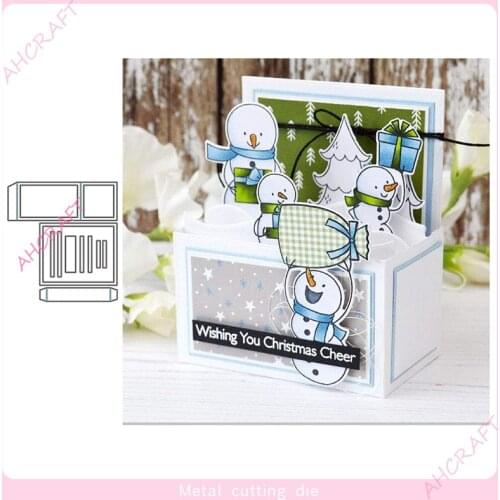 Box and annex set Metal Cutting Dies for DIY Scrapbooking Photo Album Decorative Embossing PaperCard Crafts Die2020