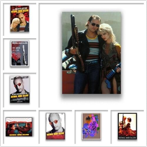 Natural Born Killers White Coated Paper Prints painting Home Decoration Livingroom Bedroom Bar Home wall Art