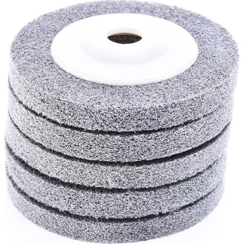Nylon Grinding Disc 180# Flap Wheel For Metal Finish Wood Polishing On Angle Grinder 100*12*16mm