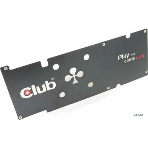 New Original for Club 3D R9 280X Gaphics card backplane with mounting screws
