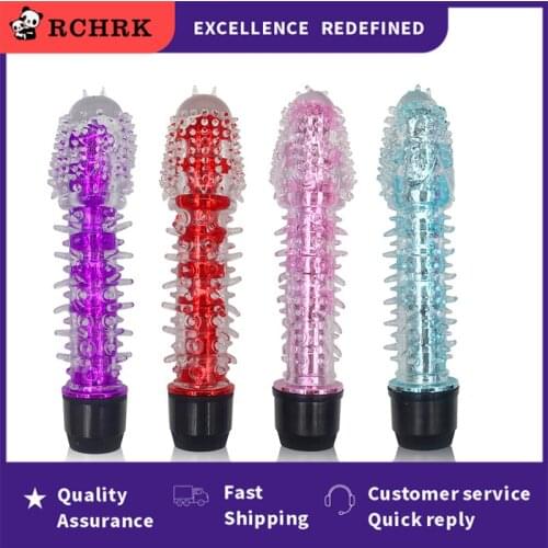 G-spot Vibrator Jelly Dildo Penis Vibrator Clitoris Stimulator Massager BDSM Sex Toys For Women Female Masturbator Multi-speed
