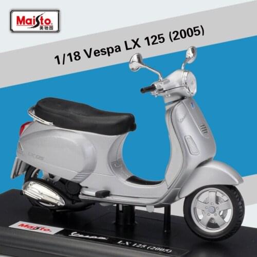 Welly 1:18 Diecast LX 125 2005 High Simulator Motorcycle Bike Scooter Motorbike Alloy Metal Model
