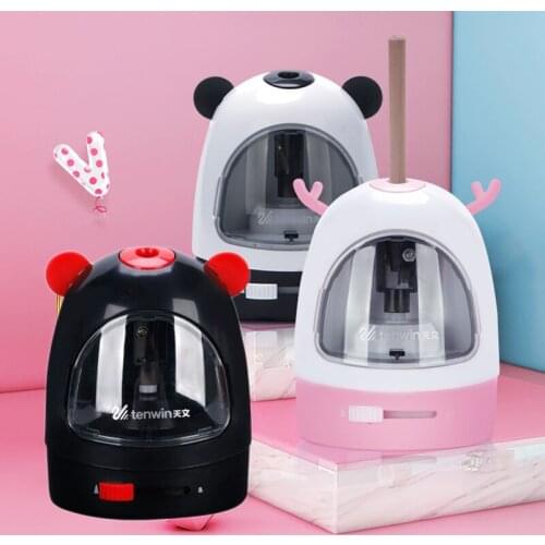 Wonderlife tenwin Electric Pencil Sharpener Multi-function Automatic Pencil Sharpener Cartoon Pencil Sharpener Stationery