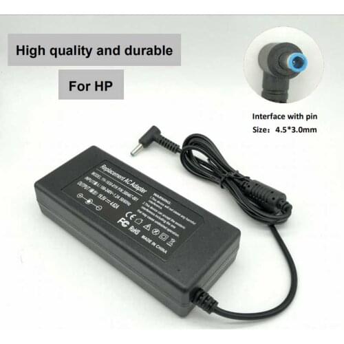 19.5V 4.62A 90W 4.5*3.0mm AC Laptop Charger Power Adapter For HP Pavilion 14 15 PPP012C-S 677777-004 Envy 17 17-j000 15-e029TX