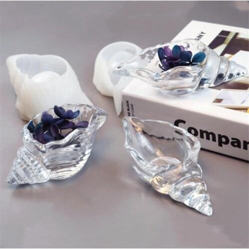 1pcs DIY Conch Shell Silicone Mold Jewelry Epoxy Resin Mould For DIY Jewelry Finding Making Tool Supplies