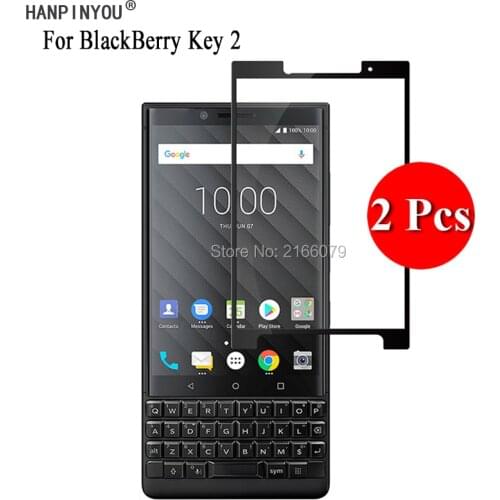 2 Pcs/Lot For BlackBerry Key 2 Two Key2 KEYtwo / Athena 4.5" Full Cover Screen Protector Tempered Glass Protective Film