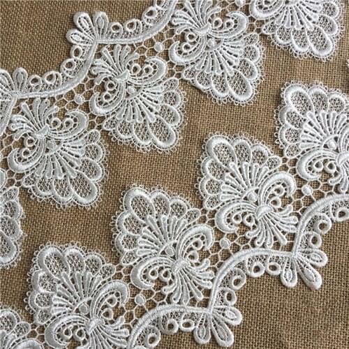 3yards/package high-grade water-soluble embroidery lace wedding dress veil headdress DIY accessories