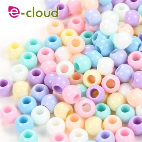 Kids Crochet Box Braids Beautiful Hair Beads for Dreadlock Braiding Hair Extensions Hair Cuff Clip Gift for Child 50pcs/lot