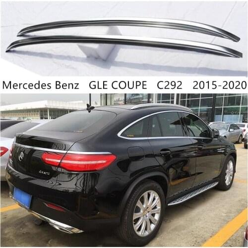 Roof Rack For Mercedes Benz GLE COUPE C292 2015-2021 Aluminum Alloy Rails Bar Luggage Carrier Bars top bar Racks Rail Boxes