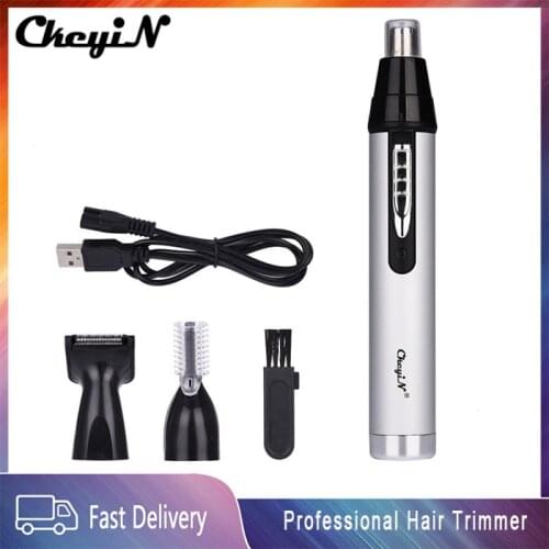Electric Nose Hair Trimmer Multifunctional Hair Remover Ear Eyebrow Beard Shaver Razor Face Hair Cutter Rechargeable or Battery