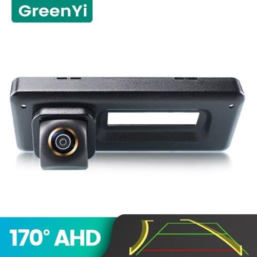 GreenYi 170° AHD 720P Trajectory Car Rear View Camera For Renault Koleos 2010-2015 Night Vision Reverse 4 pin Vehicle Parking