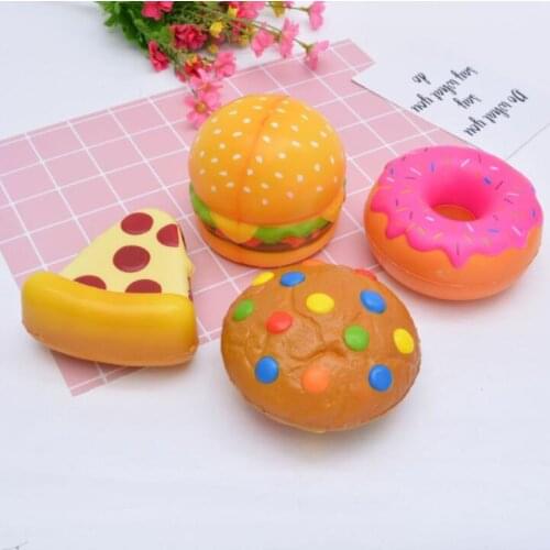 Kawaii squishy food Artificial Mini Donut Kawaii Squishy Unicorn Antistress Cake Stress Relief Popular Squeeze Toy Gags