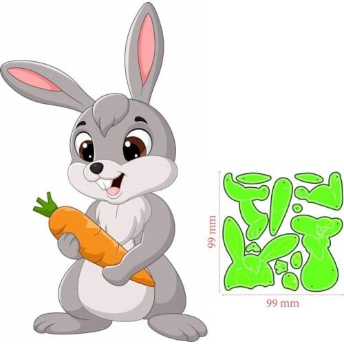 Metal Cutting Dies Animal rabbit DIY Scrapbooking Paper Cards Decorative Craft Embossing