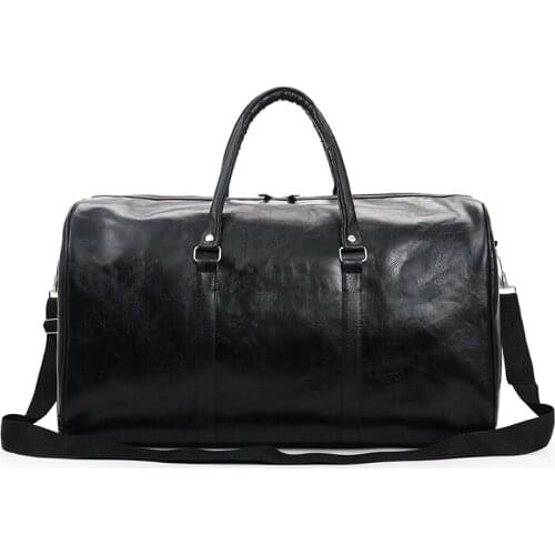 Fashion Portable Ladies Travel Bag Pu Large Capacity Waterproof Short-Distance Luggage Bag Sports Fitness Handbag Dropshipping