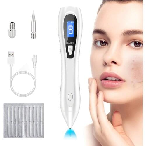 9 level Laser Plasma Pen Mole Removal Dark Spot Remover LCD Skin Care Point Pen Skin Wart Tag Tattoo Removal Tool Beauty Care