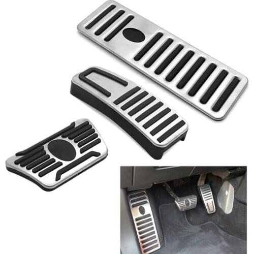 Stainless Steel Gas Pedal Brake Pedals Cover Footrest Pads For Maserati Ghibli Quattroporte 2014 2015 2016 2017 Levante Plate
