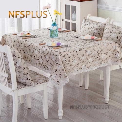 NFS Lace Tablecloths On The Table
