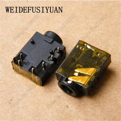 10pcs/lot Audio Jack Female Socket Connector Replace for Asus A56C R505C S550C S56C V550C Headphone Port 7-pin