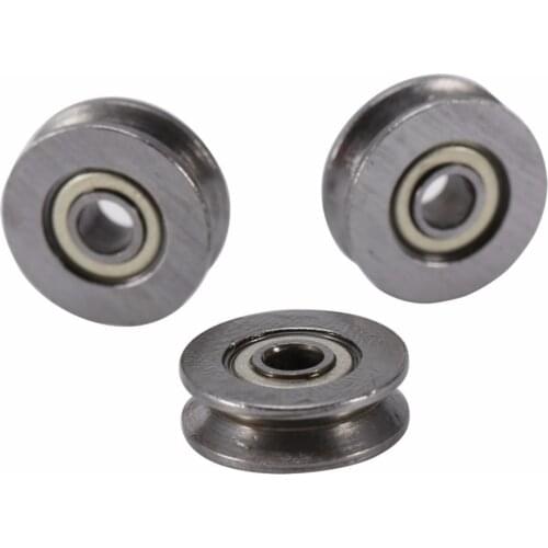 20Pcs/set V623ZZ V Groove Ball Bearing 3x12x4mm Carbon Steel V Groove Bearing Used In Rail Track Linear Motion System Wholesale