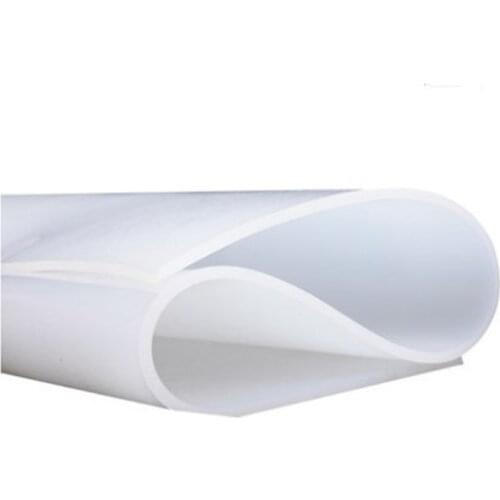 Silicone rubber sheet 500*500mm Clear Translucent Plate Mat High Temperature Resistance 100% Virgin Silikon Rubber Pad