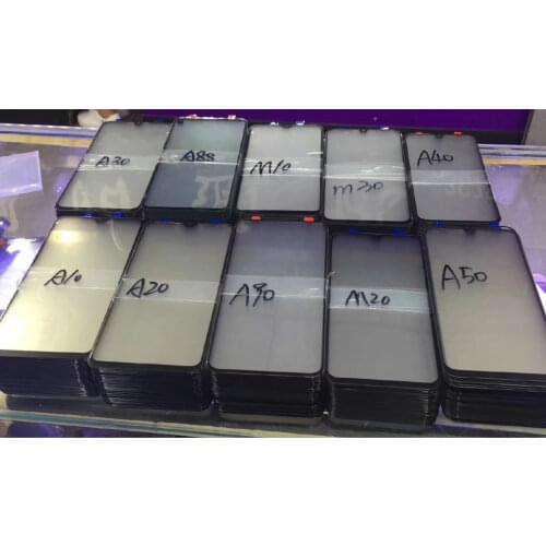 Touch Screen Glass For Samsung Galaxy A10 A20 A30 A40 A50 Touchscreen LCD Display Outer Glass Lens Phone Spare Parts Replacement
