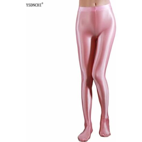 YSDNCHI Dance Pants Bright Clubwear Leggings Women High Waist Yoga Workout Fitness Trousers Push Up Sexy Fashion Long Pant New