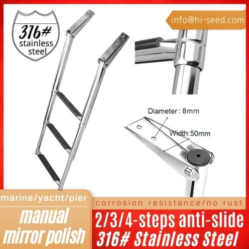 Stainless Steel Sailboat telescopic ladder