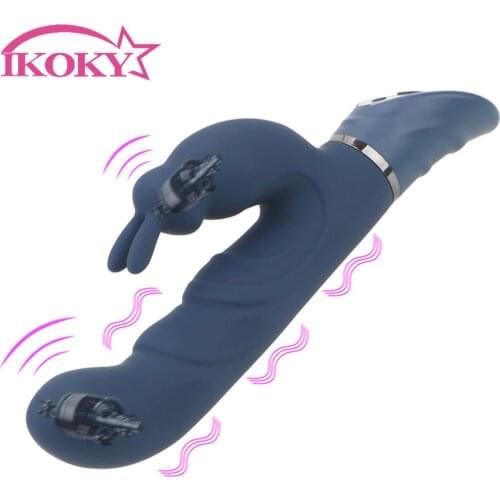 10 Speed Rabbit Vibrator G-spot Dildo Vibrator Vagina Clitoris Stimulator Female Masturbator Dual Vibration Sex Toy for women