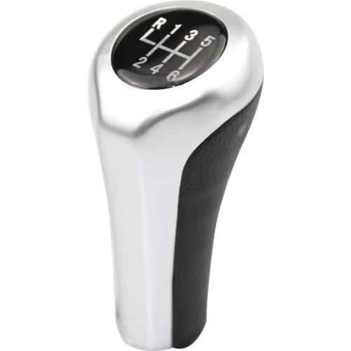 1Pcs Gear Shift Knob For BMW 1 3 5 6 Series E46 E53 E60 E61 E63 E65 E81 E82 E83 E87 E90 E91 E92 X1 X3 X5 M Chromed Matte Carbon