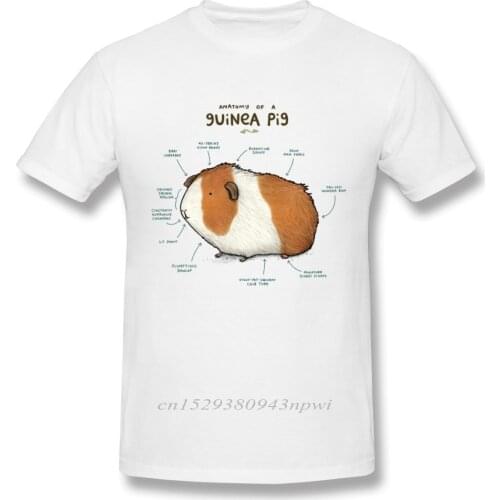 100% Cotton Vintage Style Anatomy Of A Guinea Pig Dog Tee Shirt for man Homme Big Size T Shirt New Arrival Hot sale