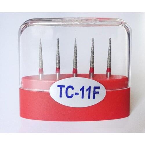 100pcs Dental Diamond burs FG TC-11F