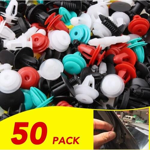 50pcs Universal Mixed Clips For Chevrolet Cruze Aveo Lacetti Captiva Cruz Niva Spark Orlando Epica Sail So