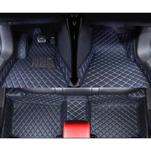 CUWEUSANG Custom car floor mats for Chevrolet Captiva Cruze Sonic Camaro Equinox Sail Spark Aveo Blazer epica Cavalier Trax foot