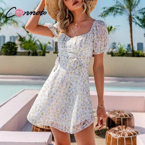 Цветочные летние платья CONMOTO China At AliExpress